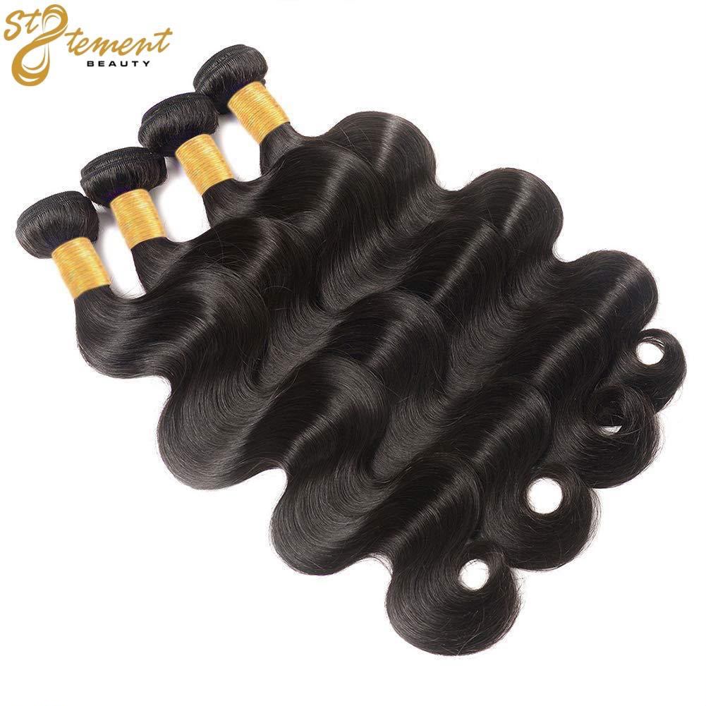 Body wave bundles with premium wefts
